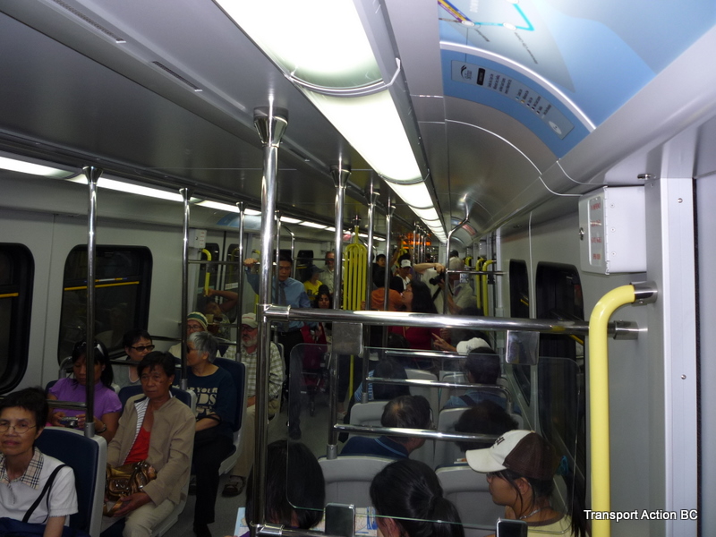 inside the trains