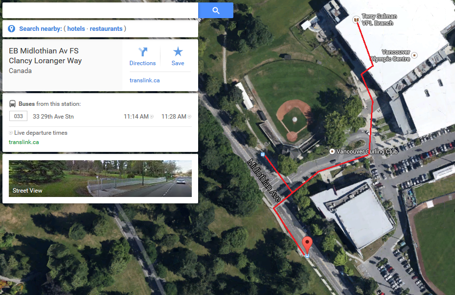 Meeting Location details